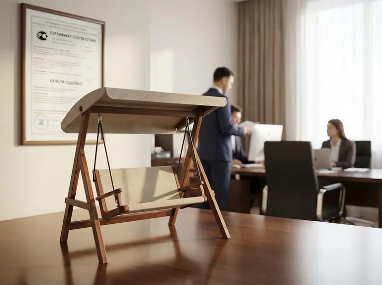 Сертификат на качели